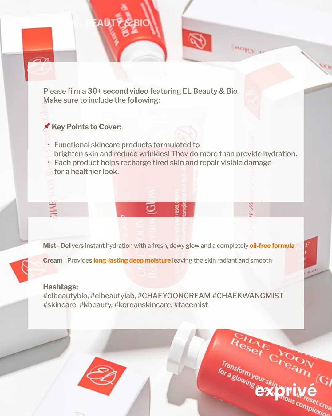 [EL Beauty & Bio] CHAE YOON CREAM + CHAEKWANG MIST SET