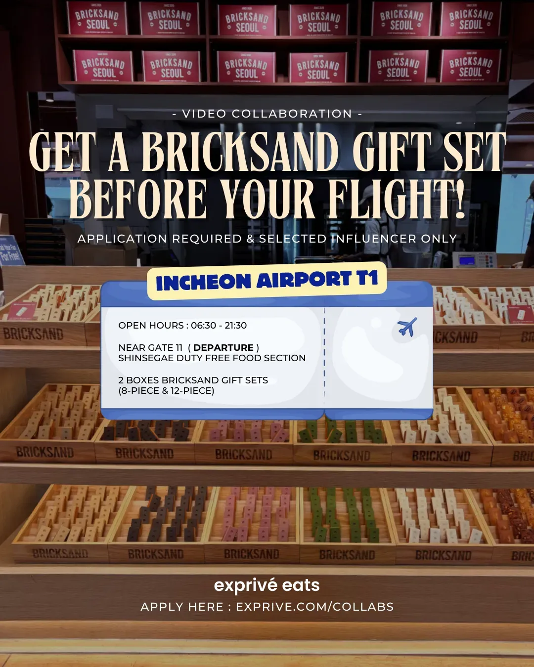 BRICKSAND INCHEON AIRPORT T1 (DEPARTURE ONLY) 