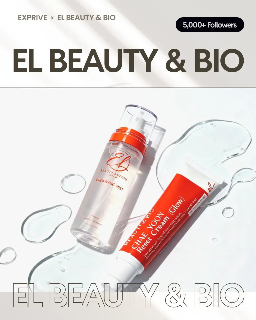 [EL Beauty & Bio] CHAE YOON CREAM + CHAEKWANG MIST SET