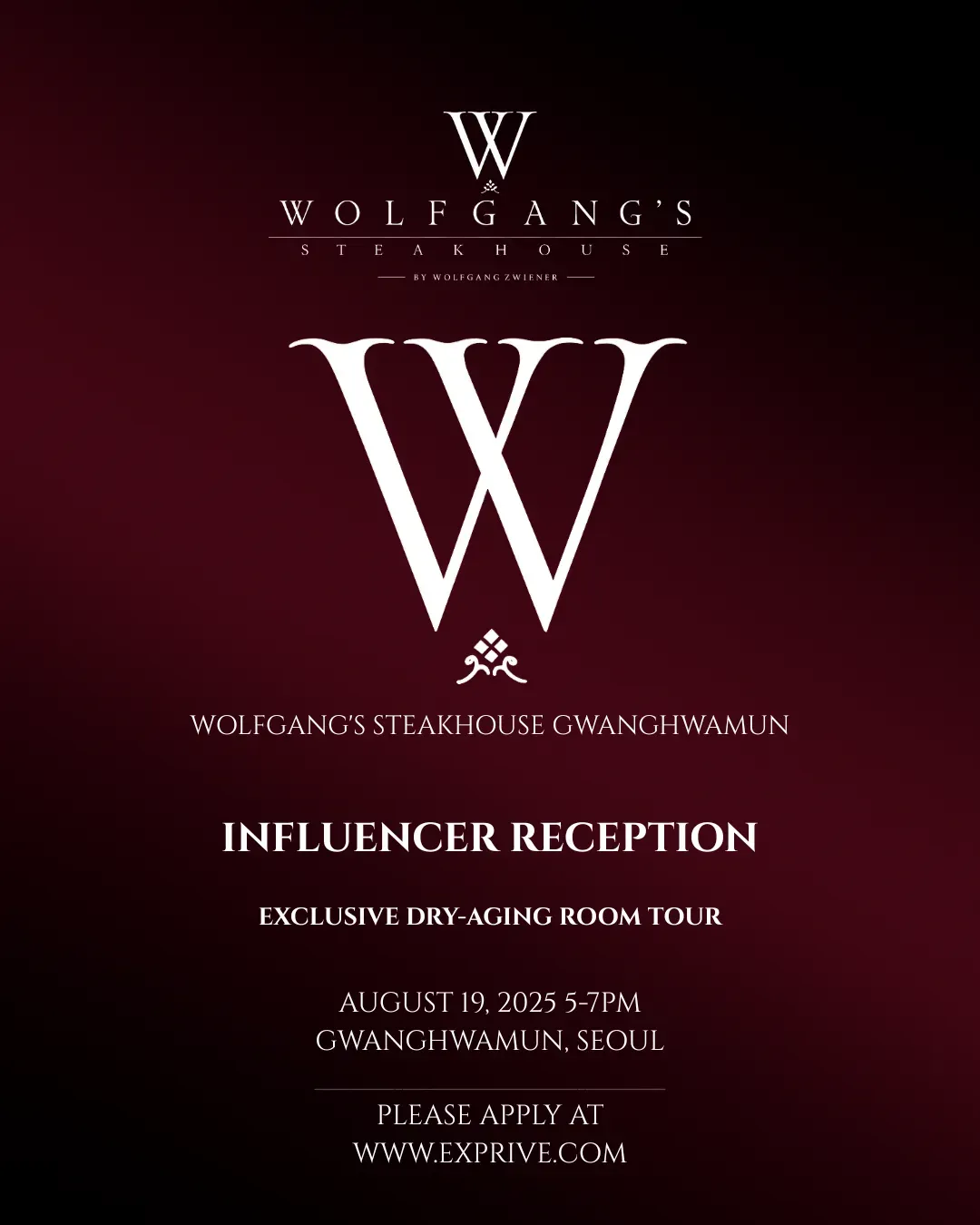 Wolfgang’s Steakhouse Gwanghwamun (Influencer Reception)