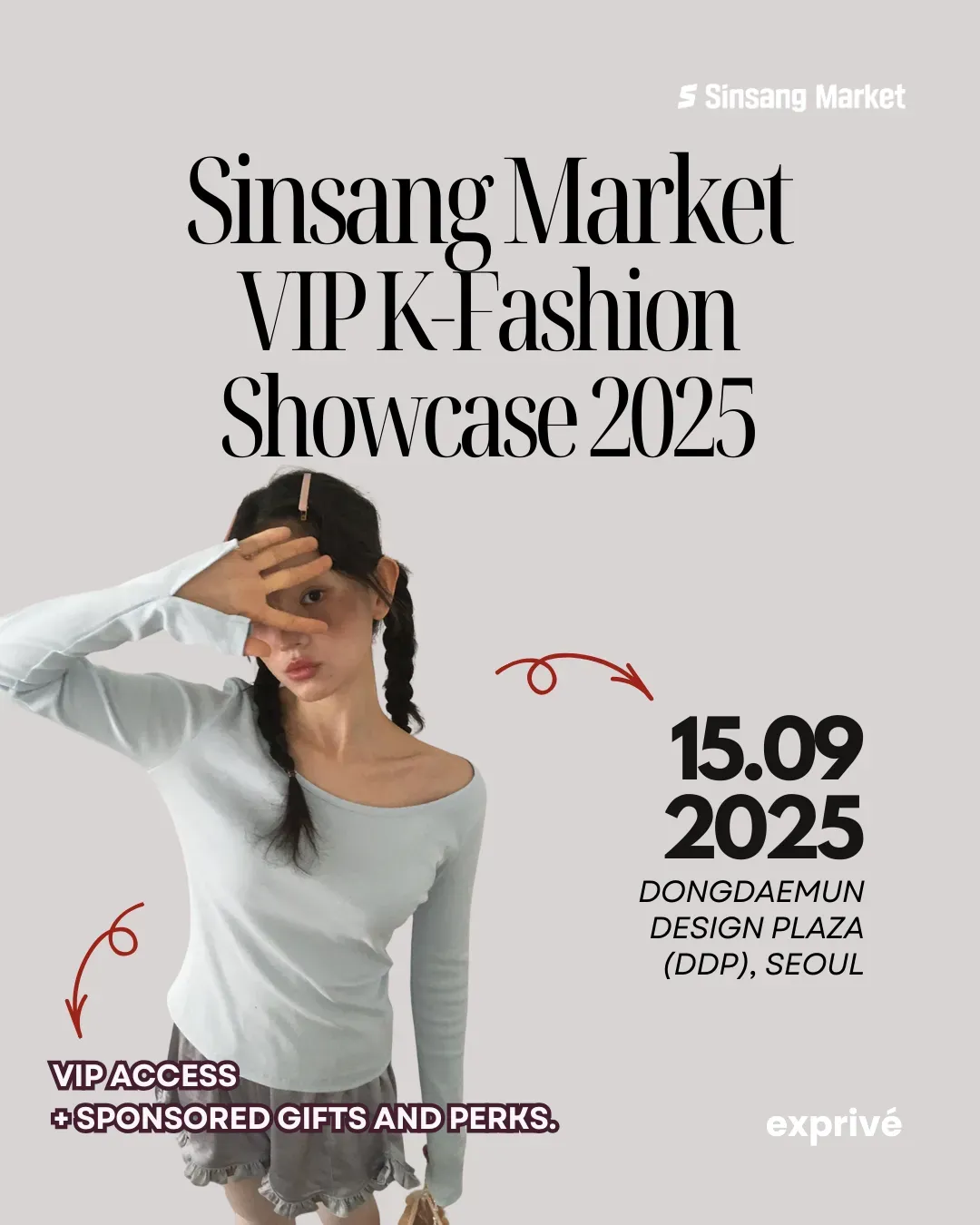 BIG Fashion Influencers for the SINSANG MARKET VIP K-Fashion Showcase 2025