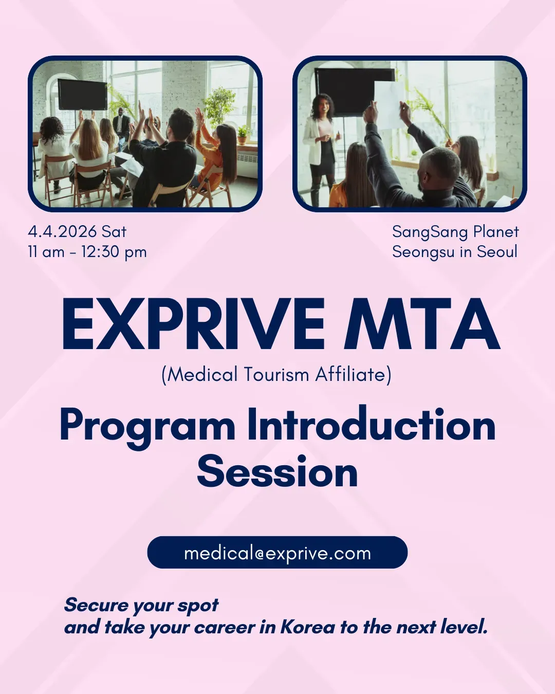 April, 2026 Exprivé MTA (Medical Tourism Affiliate) Program Introduction Session