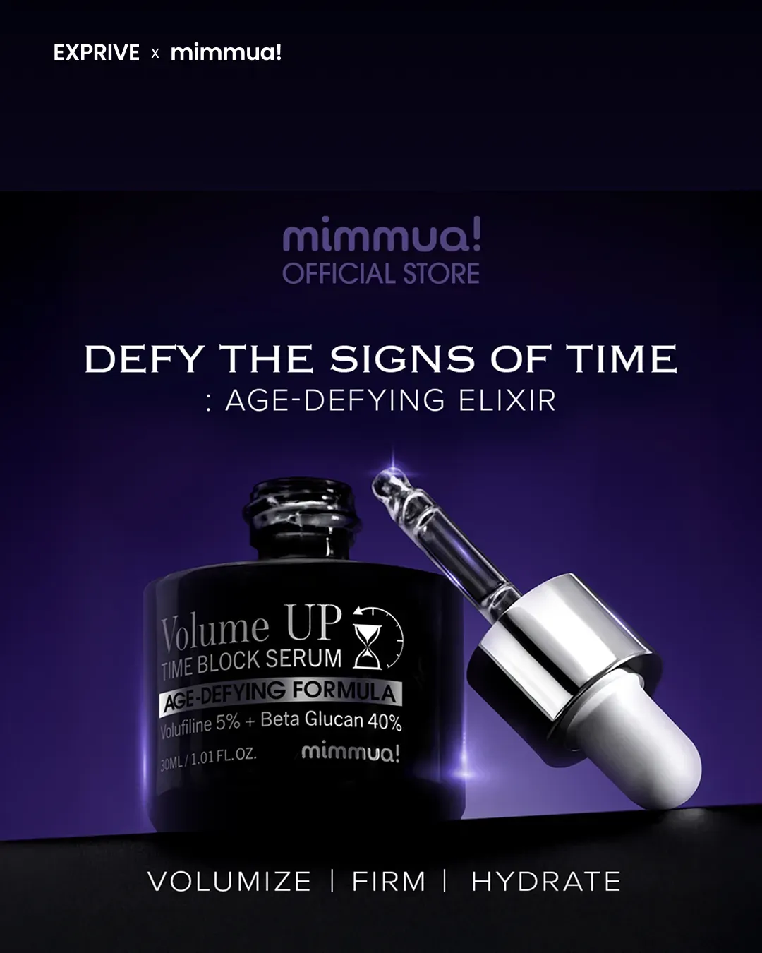 [ mimmua! ]  Volume Up Time Block Serum 30ml