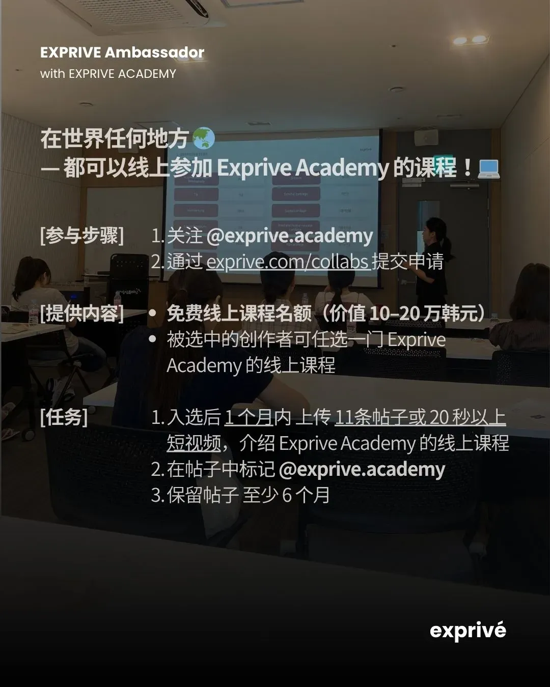 Exprive Academy Ambassador Campaign