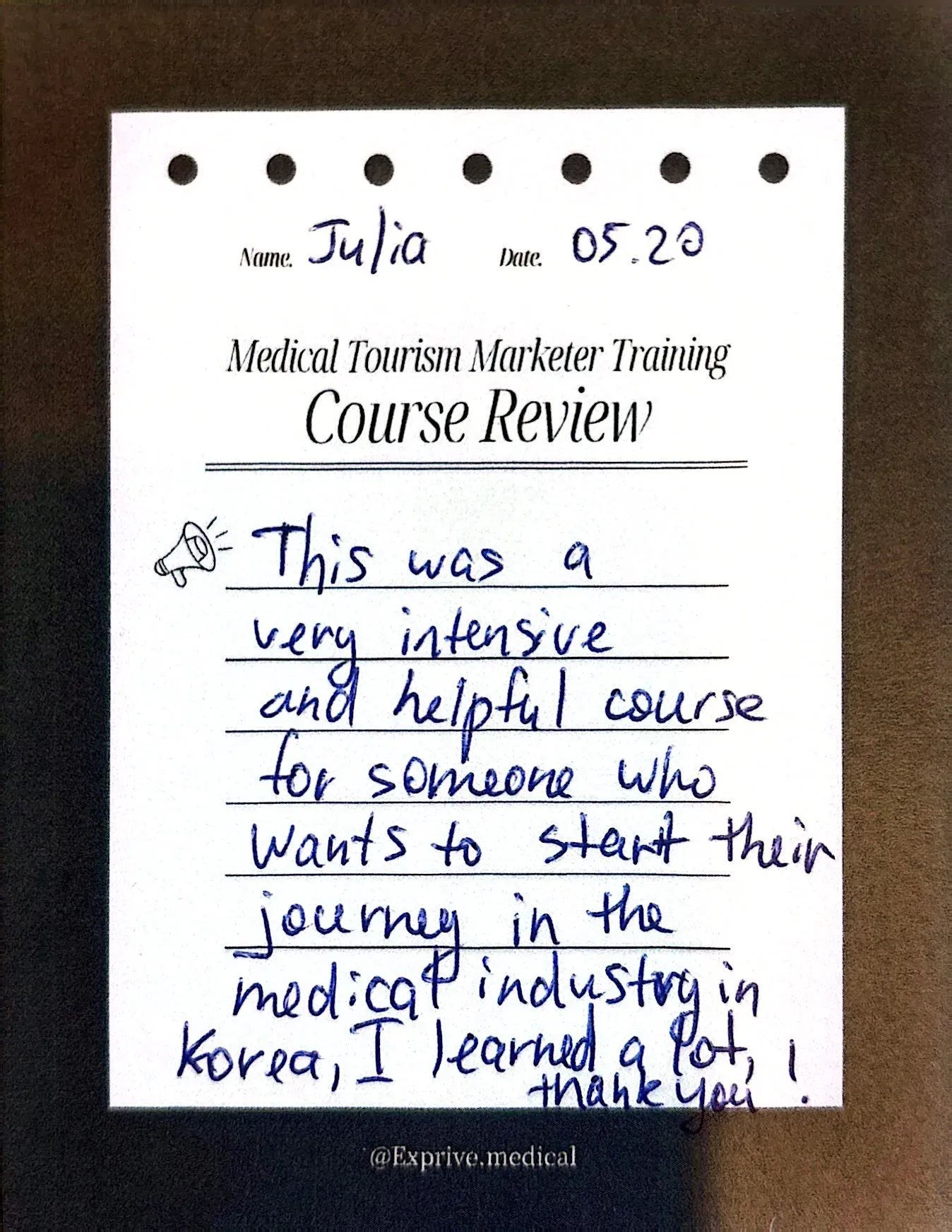 Medical Tourism Marketer Class Medical Tourism Marketer Class