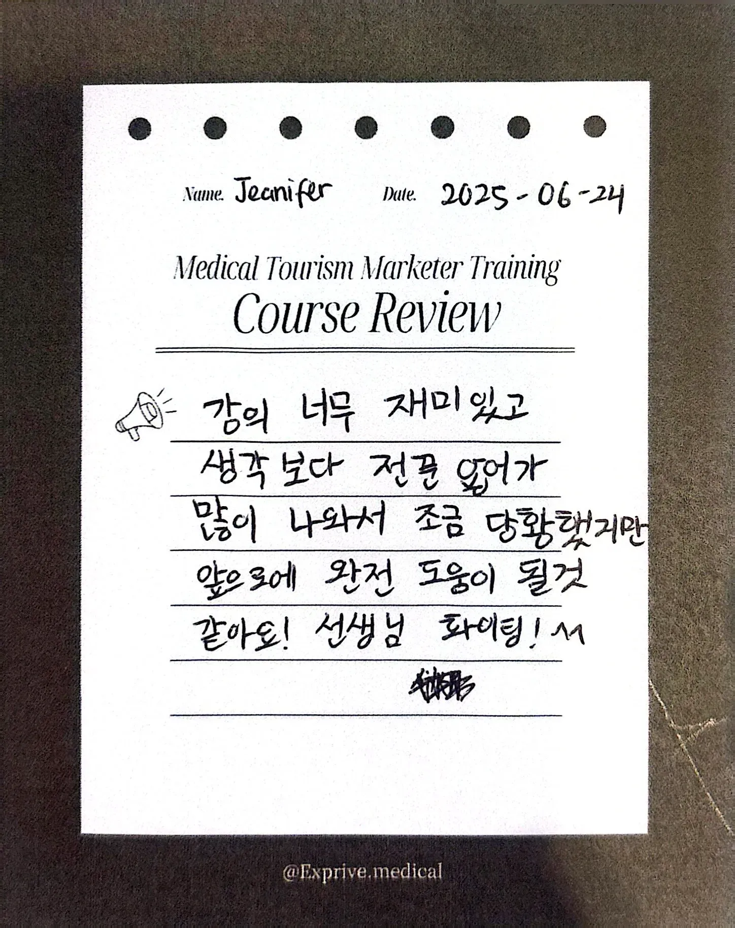 Medical Tourism Marketer Class Medical Tourism Marketer Class