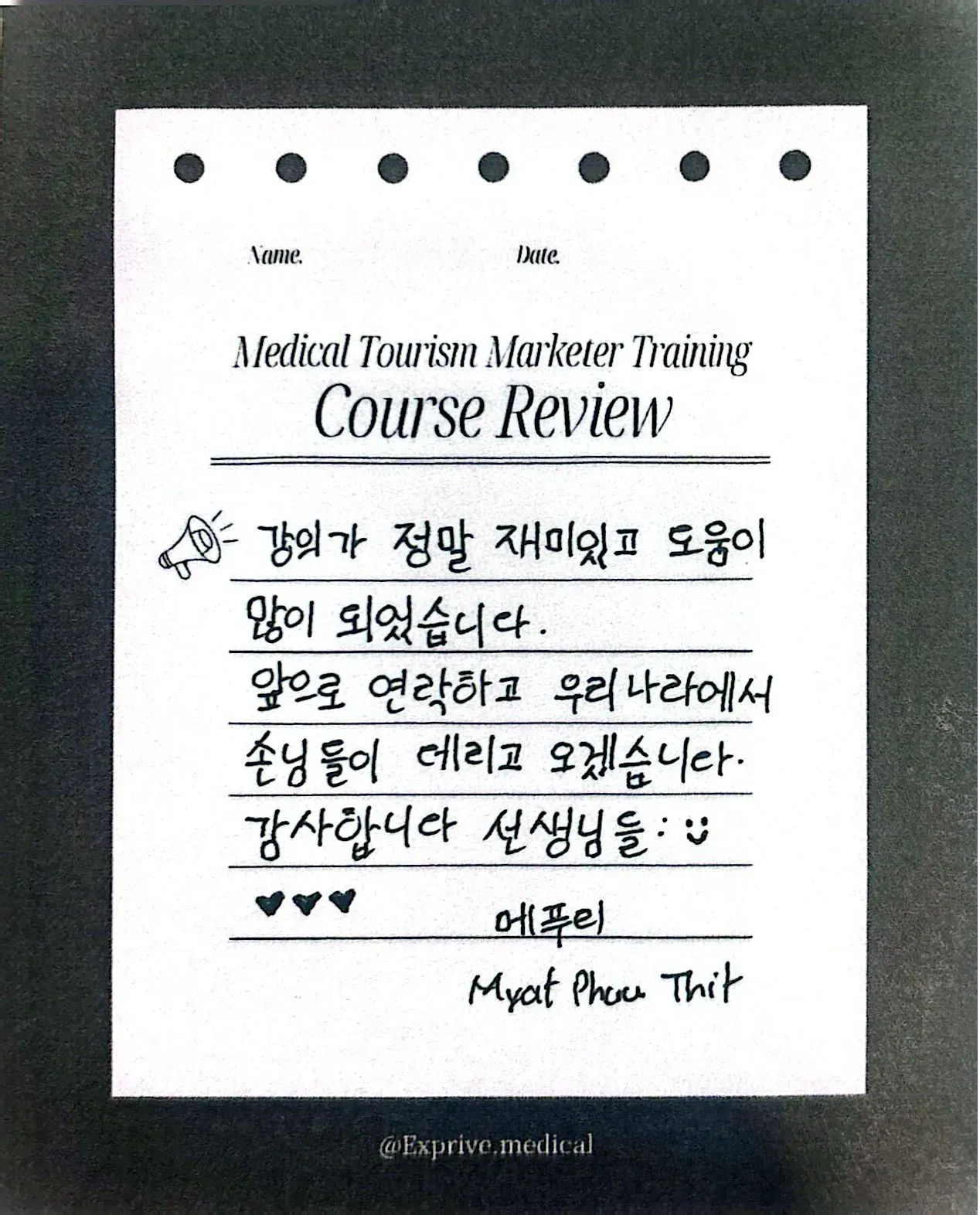 Medical Tourism Marketer Class Medical Tourism Marketer Class