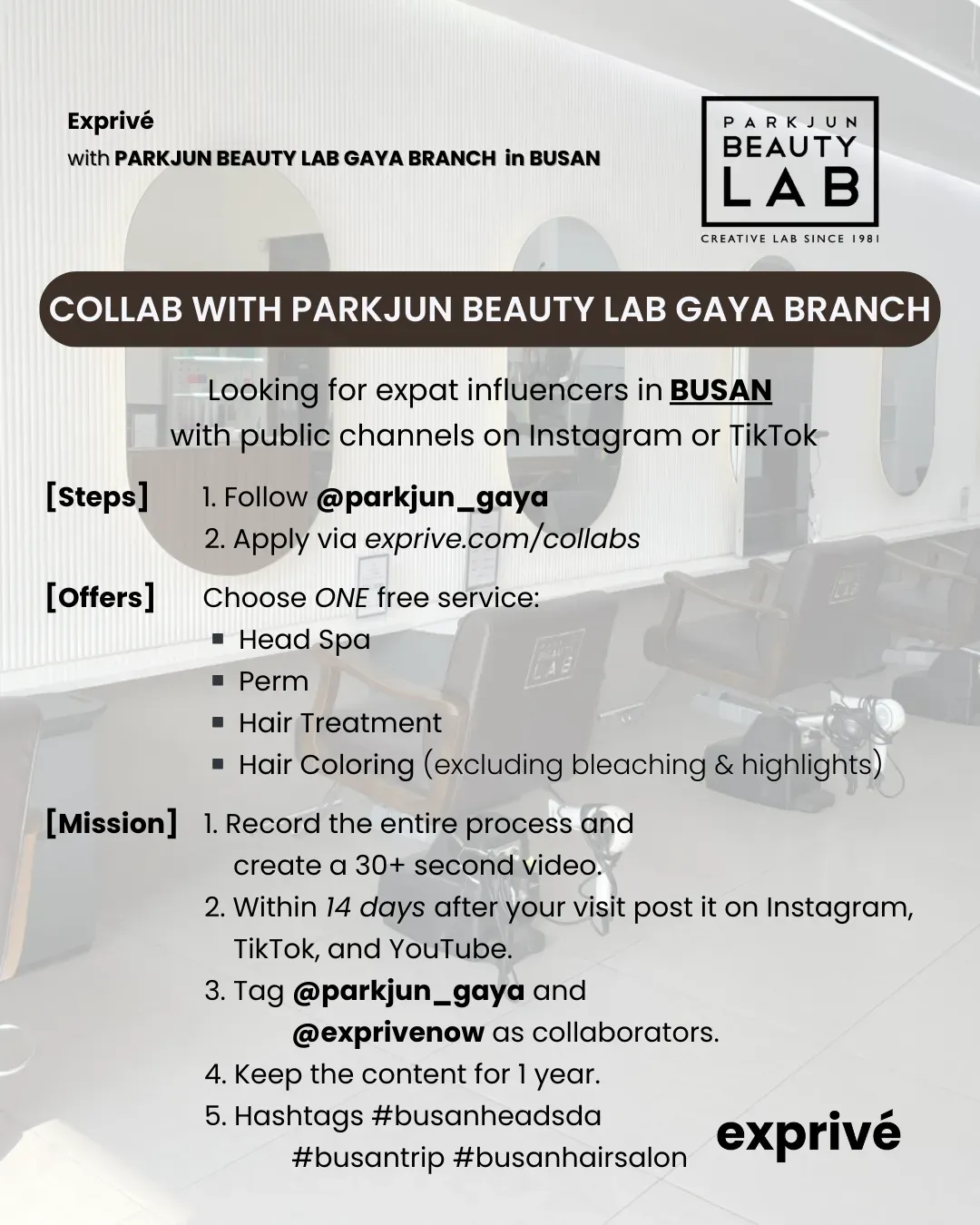 [PARKJUN BEAUTY LAB] GAYA BRANCH in BUSAN
