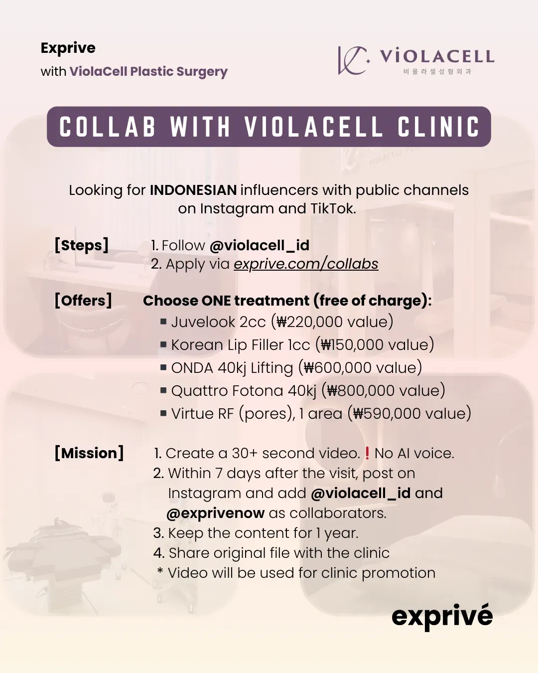 ViolaCell Beauty Experience Collab