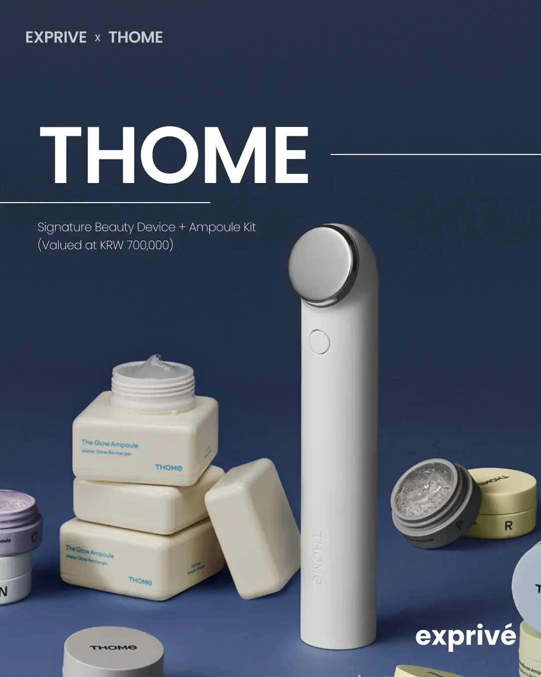 [THOME] The Glow Signature Beauty Device + 6- Ampoule Kit