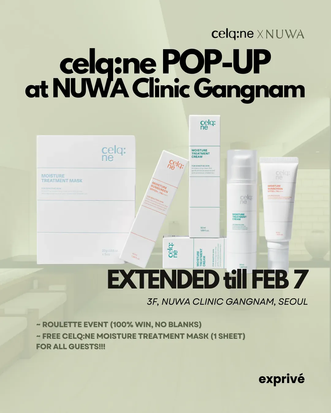 [celq:ne X NUWA] POP-UP visitors recruitment. EXTENDED