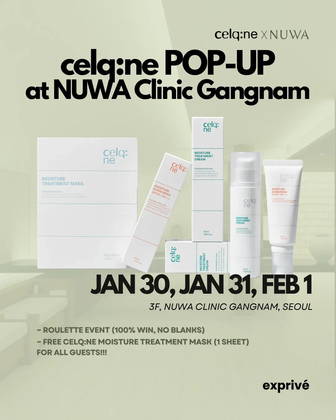 [celq:ne X NUWA] POP-UP visitors recruitment