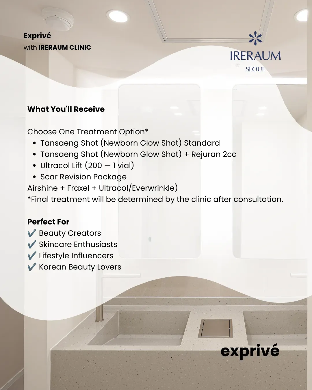 [IRERAUM Clinic] Experience Trending Korean Skin Treatments in Gangnam, Seoul