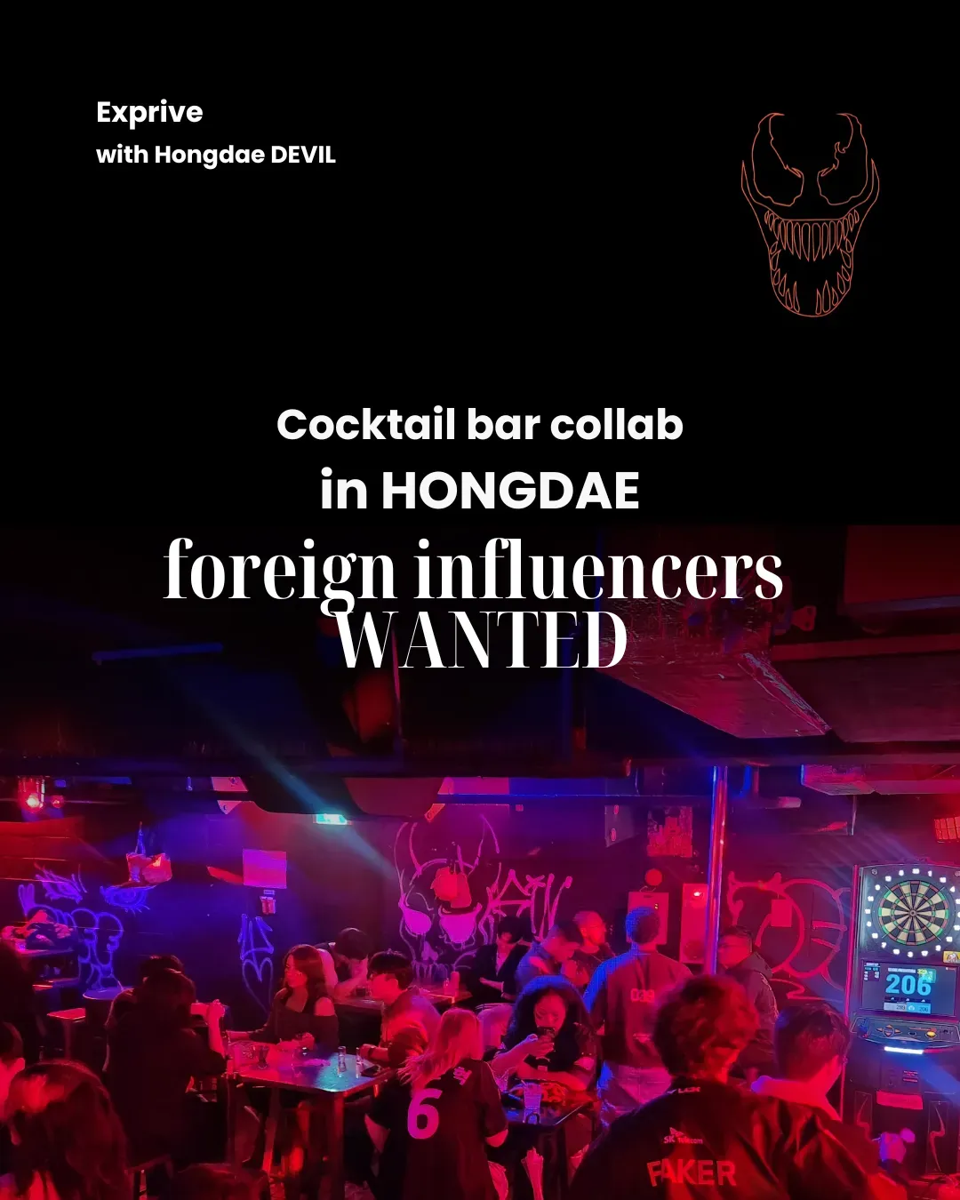 [DEVIL Hongdae] x Exprivé |Cocktail bar collab 