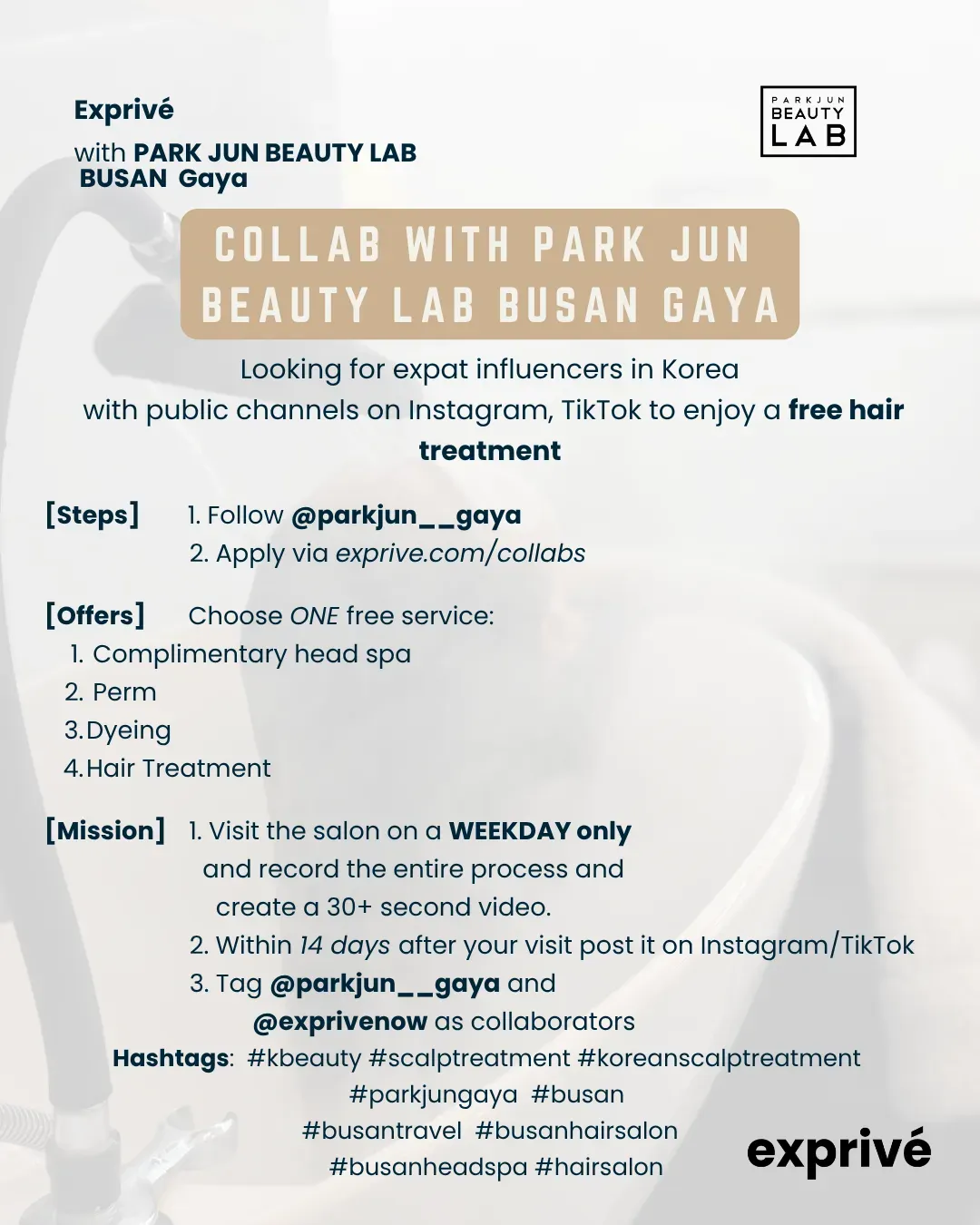 Park Jun Beauty Lab (Gaya) Influencer Collaboration