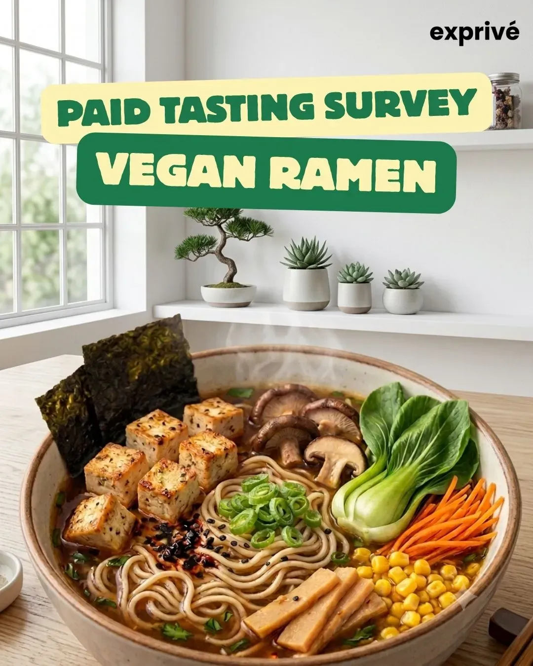 Vegan Ramen Tasting Survey :  Paid