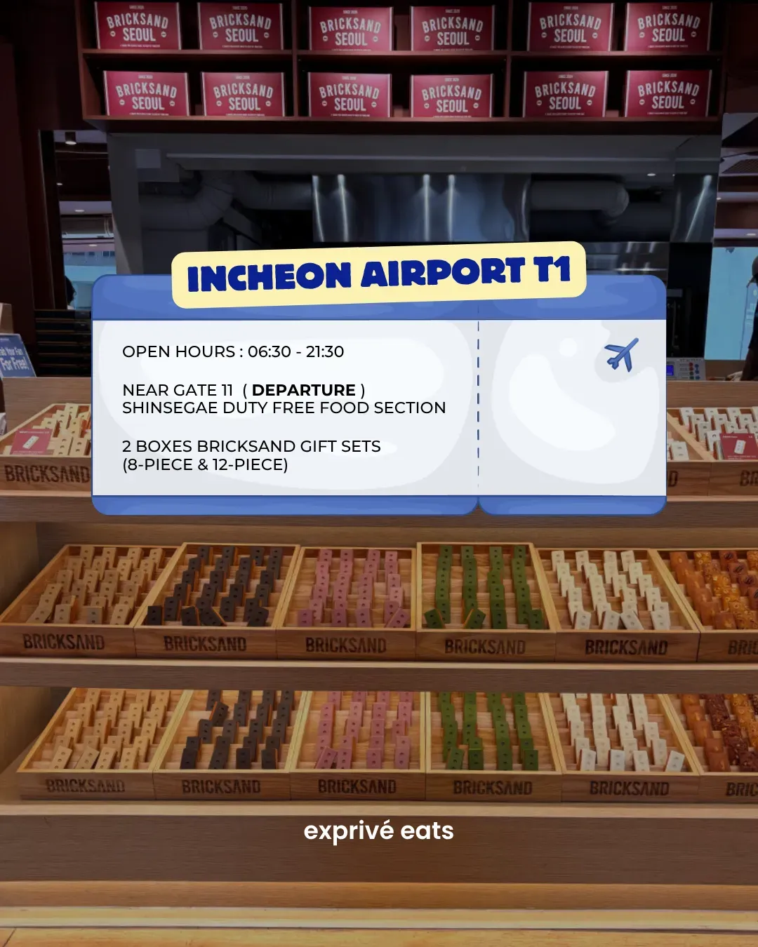 BRICKSAND INCHEON AIRPORT TERMINAL 1 (DEPARTURE ONLY) 