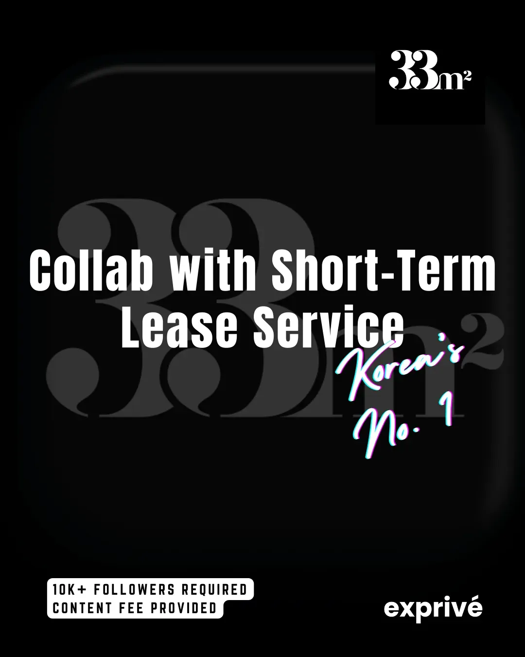 [33m2] Korea’s #1 Short-Term Lease Service Collab