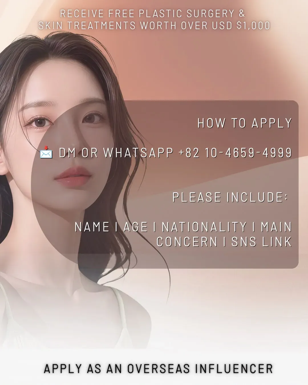 ✨ GLOBAL BEAUTY AMBASSADOR PROGRAM ✨ For over 100K+ Influencers