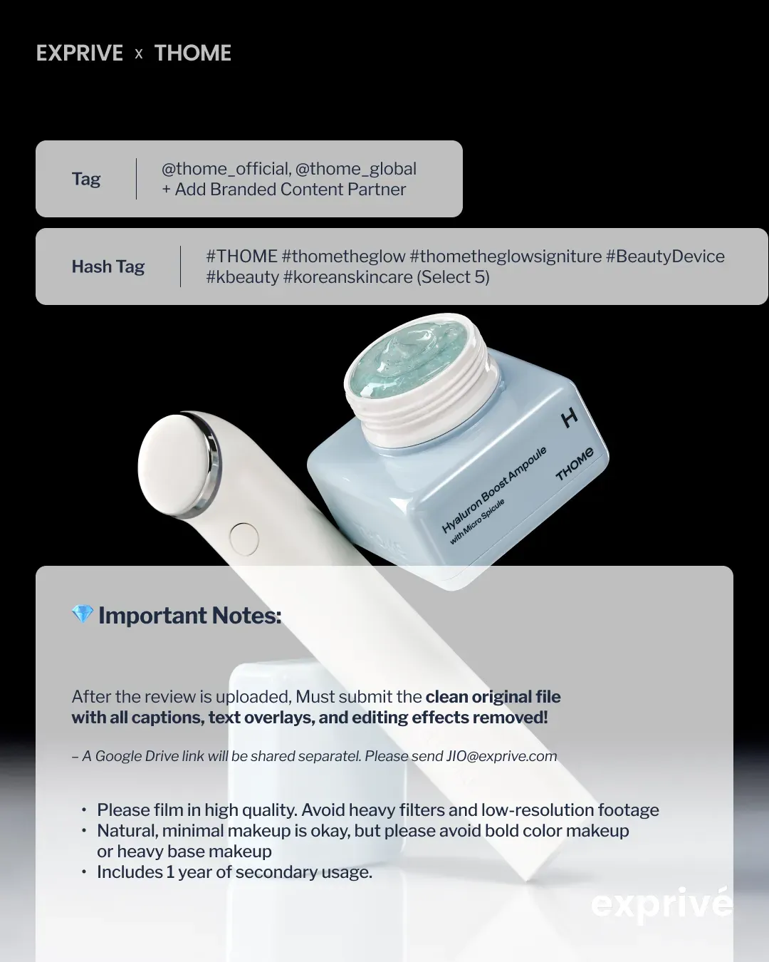 [Thome] Thome The Glow + Limited Ampoule Kit (4types)