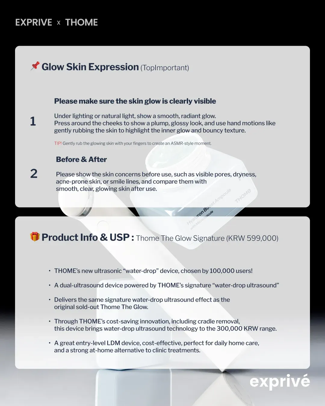 [Thome] Thome The Glow + Limited Ampoule Kit (4types)