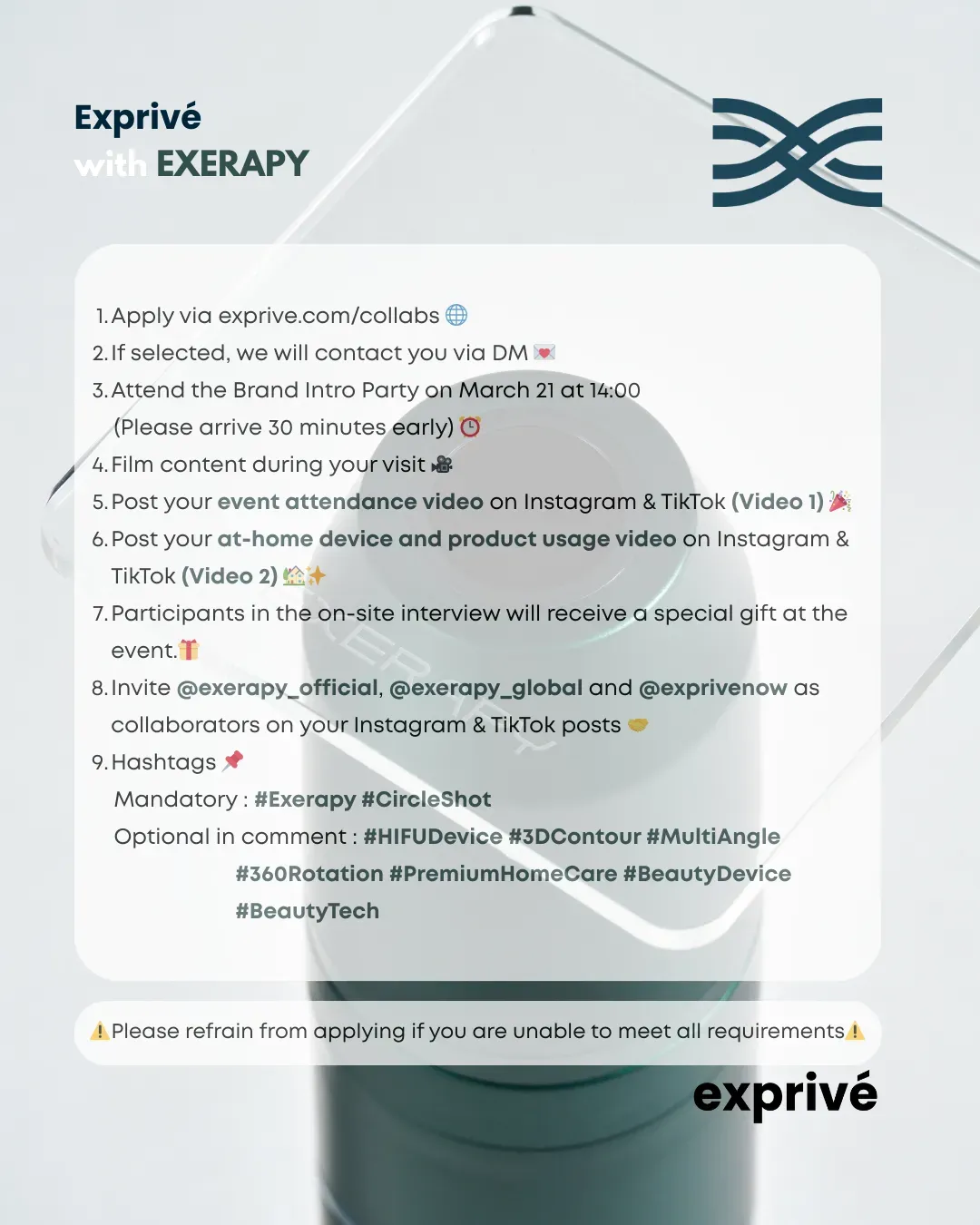 [EXERAPY] EXERAPY Home Beauty Device + Collagen Circular Serum + Recovery Balm