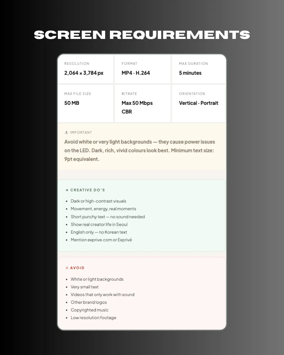 Be the Face of Exprivé in Seoul | Creative Challenge