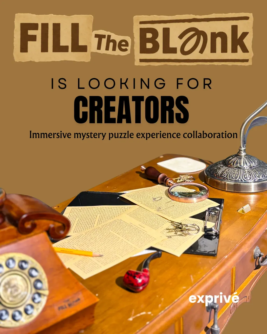 [Fill The Blank] Immersive Mystery Puzzle Game Experience