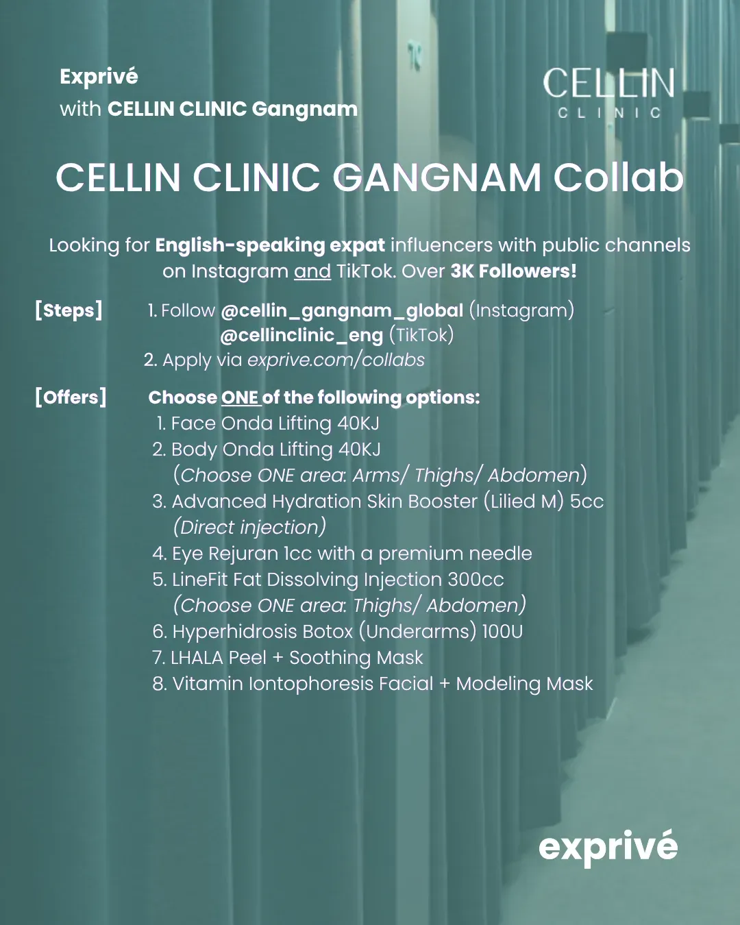 [Cellin Gangnam] 3K+ Expat Influencers