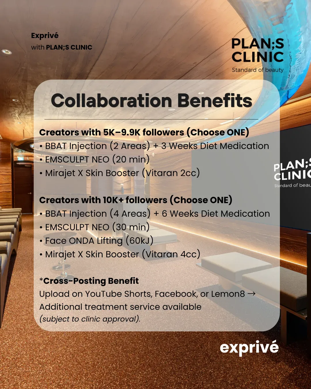 PLAN;S Clinic Global Influencer Collaboration