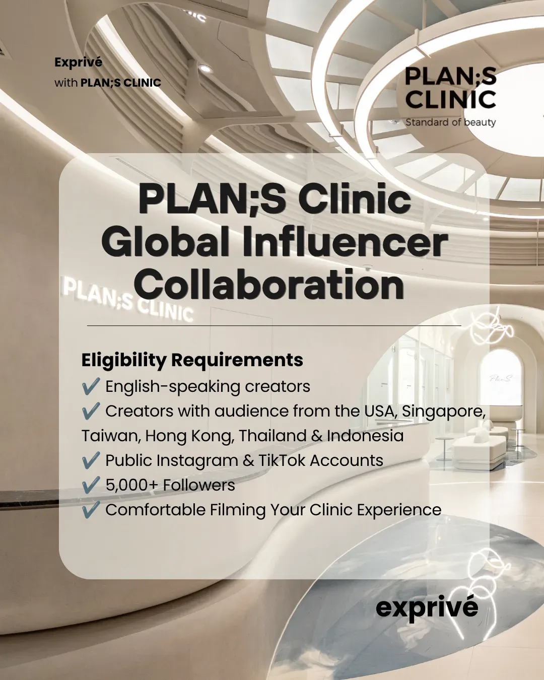 PLAN;S Clinic Global Influencer Collaboration
